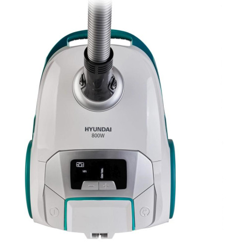 Пылесос/ Пылесос Hyundai HYV-B4050 800Вт белый/бирюзовый (в компл.:1мешок)