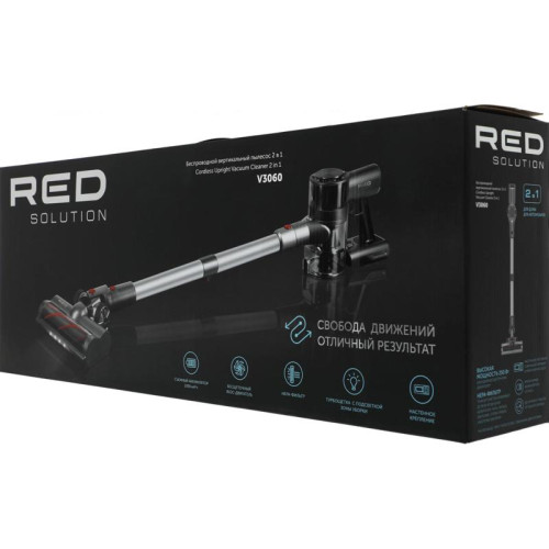 Пылесос ручной/ Пылесос ручной Red Solution V3060 250Вт черный/серый