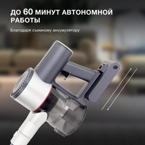 Пылесос ручной/ Пылесос ручной Hyundai HYV-S7570 380Вт темно-синий/серебристый