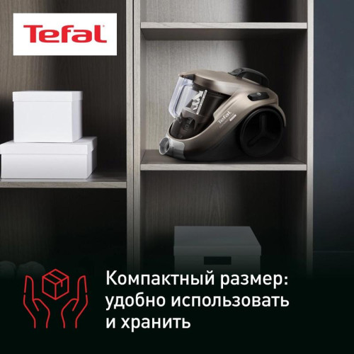 Пылесос/ Пылесос Tefal TW3786RA 2100Вт черный/серый