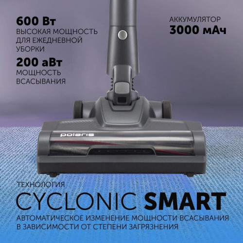 Пылесос/ Пылесос Polaris IQ Home PVCS 4070 600Вт графит/серый