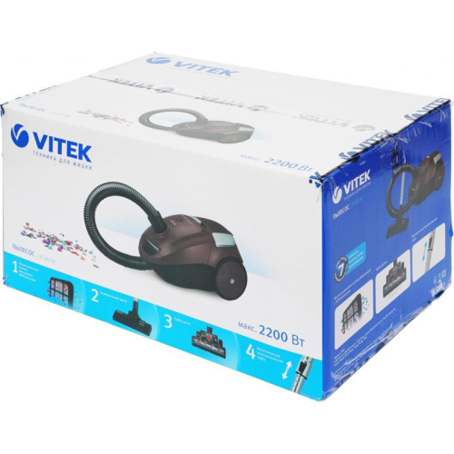 Пылесос/ Пылесос Vitek VT-8138 2200Вт коричневый/черный