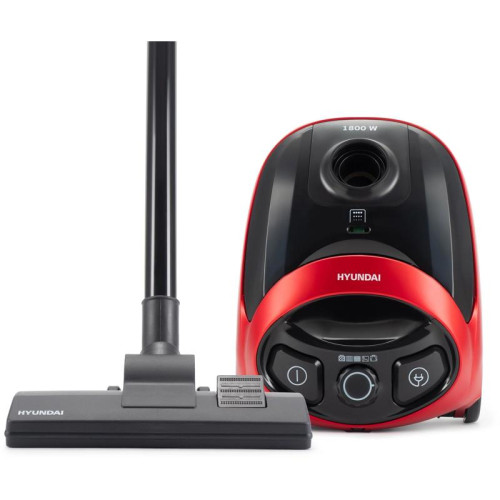 Пылесос/ Пылесос Hyundai HYV-B1570 1800Вт красный/черный (в компл.:1мешок)