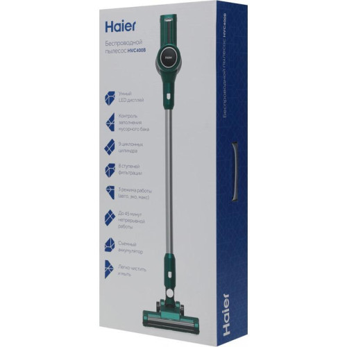 Пылесос/ Пылесос Haier HVC400B 400Вт зеленый