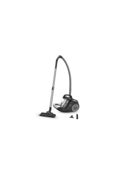 Безмешковый пылесос Tefal/ Безмешковый пылесос Tefal, мощность 750 Вт, сухая уборка, объем контейнера 1.2 л, механическое управление, индикатор максимального уровня пыли, 4 насадки, уровень шума 77 дБ, цвет черный