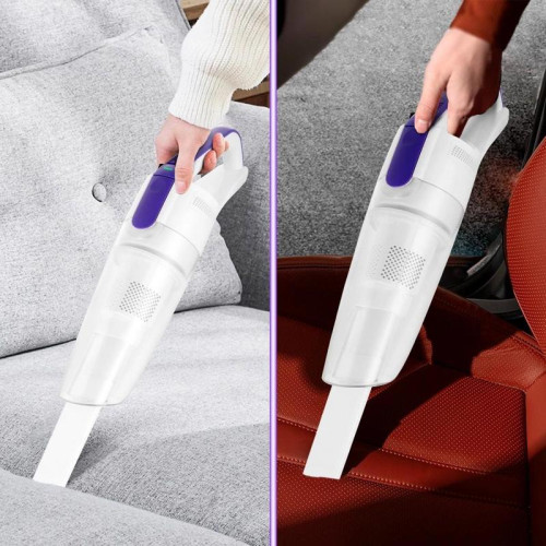 Пылесос ручной/ Пылесос ручной Kitfort КТ-5198 75Вт белый/фиолетовый