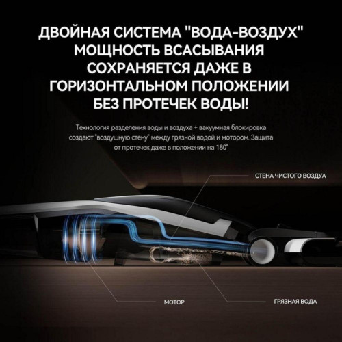 Моющий беспроводной вертикальный пылесос/ Моющий беспроводной вертикальный пылесос DEERMA DEM-VX100 (VXPD141)