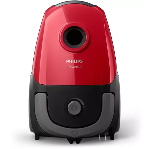 Пылесос Philips/ Пылесос Philips, мешковой, мощность 900 Вт, емкость пылесборника 3 л, сухая уборка, цвет красный/черный