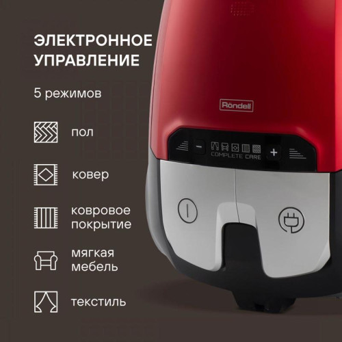 Пылесос/ Пылесос Rondell RDE-2054 2000Вт красный/черный