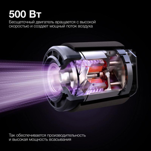 Пылесос ручной/ Пылесос ручной Hyundai HYV-S7970 500Вт серый/синий