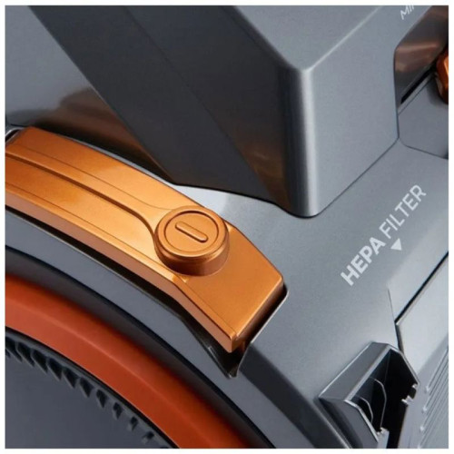 Пылесос Midea/ Пылесос Midea, мощность 2200 Вт, объем контейнера 3 л, фильтр НЕРА, щетка ковер/пол, малая турбощетка, насадка 2в1, насадка для мягкой мебели, регулировка мощности на корпусе, длина шнура 5 м, цвет оранжевый/серебристый