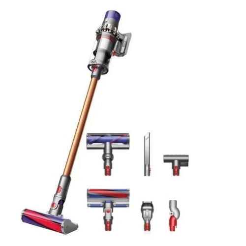 Вертикальный беспроводной пылесос/ Вертикальный беспроводной пылесос Dyson Cyclone V10 Absolute SV27 2023 EU, Nickel/Copp, цвет:никель/медный