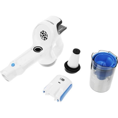 Пылесос/ Пылесос Coolfort CF-3006 130Вт белый/голубой