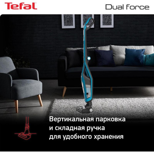 Пылесос/ Пылесос Tefal TY6751WO 750Вт голубой/черный