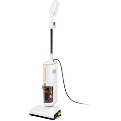 Пылесос паровой/ Пылесос паровой Kitfort КТ-5157-2 1000Вт белый/оранжевый