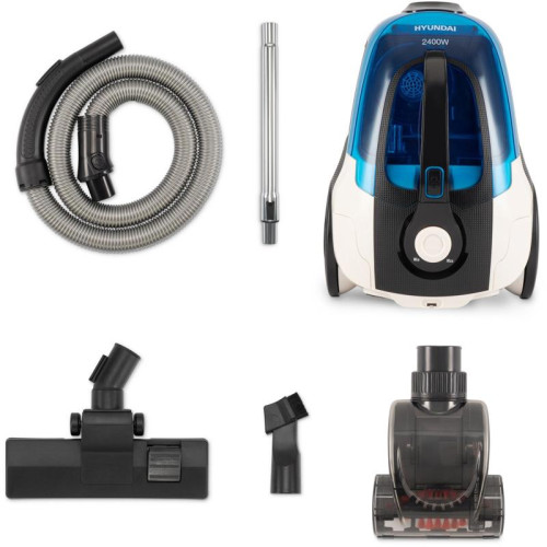 Пылесос/ Пылесос Hyundai HYV-C3377 2400Вт белый/синий