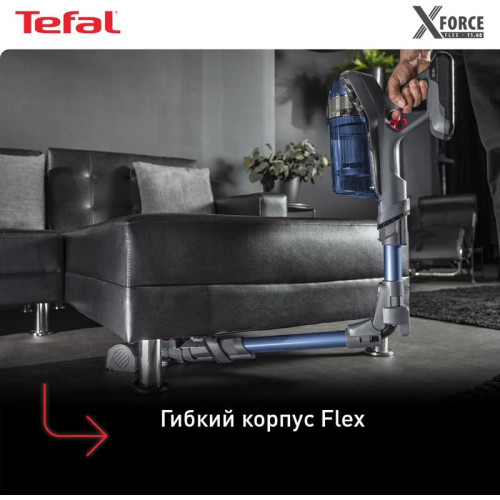 Пылесос/ Пылесос Tefal X-Force Flex 11.60 Aqua TY9890WO синий/серый