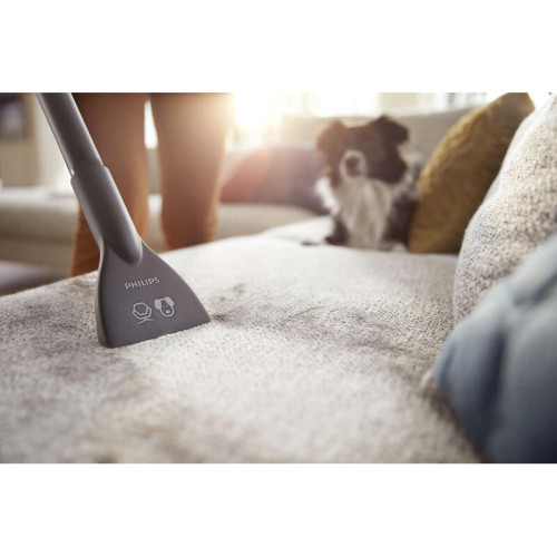 Пылесос Philips/ Пылесос Philips XB2042/01 Безмешковый пылесос, мощность мотора 1800Вт, мощность всасывания 360 Вт, емкость контейнера 1,3л, в комплекте насадка для очистки шерсти животных