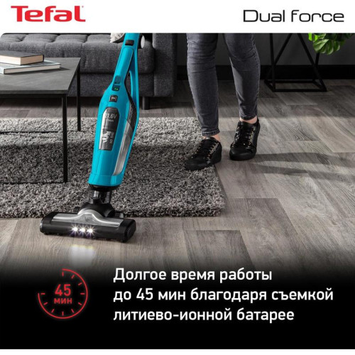 Пылесос/ Пылесос Tefal TY6751WO 750Вт голубой/черный