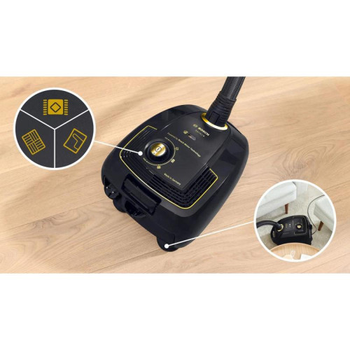 Пылесос/ Пылесос Bosch BGL38GOLD 1700Вт черный/золотистый