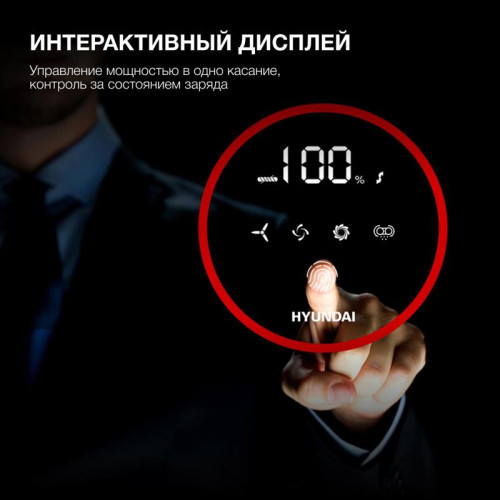 Пылесос ручной/ Пылесос ручной Hyundai HYV-S7970 500Вт серый/синий