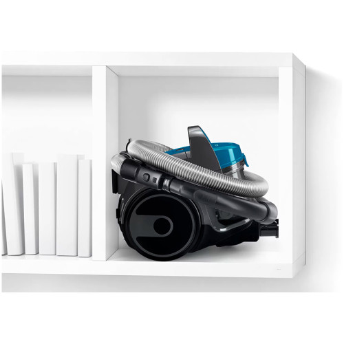 Пылесос Bosch/ Пылесос Bosch BGS05A220 Пылесос Bosch, с контейнером, сухая уборка, мощность 700 Вт, регулировка мощности, объем контейнера для пыли 1.5 л, 2 насадки, НЕРА фильтр, цвет синий/черный