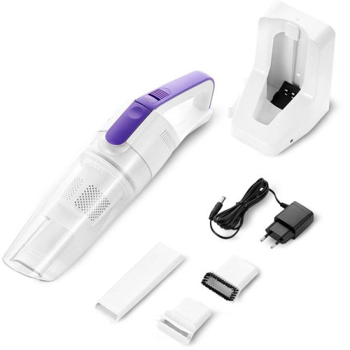 Пылесос ручной/ Пылесос ручной Kitfort КТ-5198 75Вт белый/фиолетовый