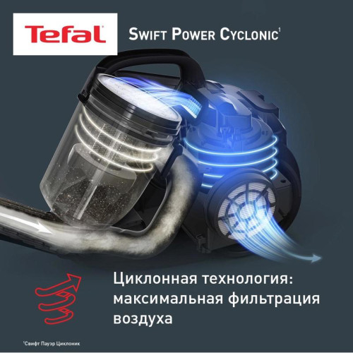 Пылесос/ Пылесос Tefal TW2971EA 2100Вт синий/черный