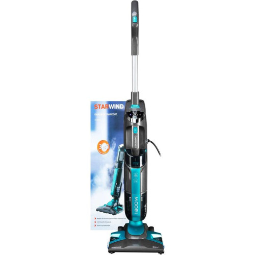 Пылесос паровой/ Пылесос паровой Starwind SSV9550 1800Вт темно-серый/голубой