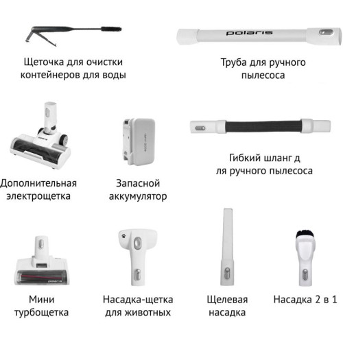 Пылесос/ Пылесос Polaris PVCW 8090 500Вт белый