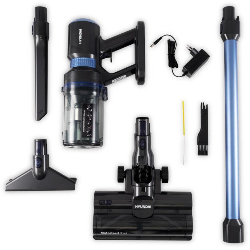 Пылесос ручной/ Пылесос ручной Hyundai HYV-S7970 500Вт серый/синий