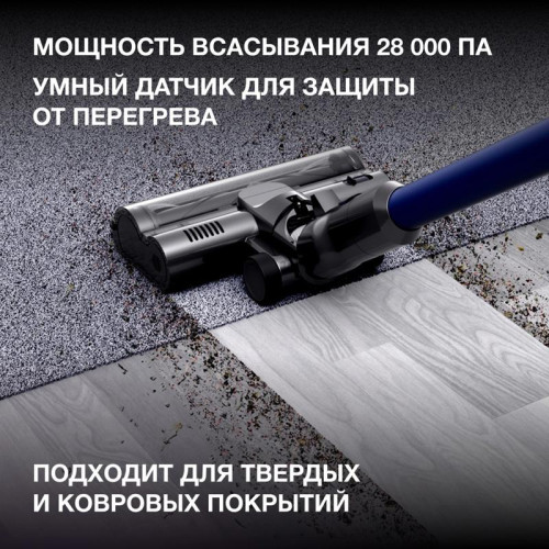 Пылесос ручной/ Пылесос ручной Hyundai HYV-S7970 500Вт серый/синий