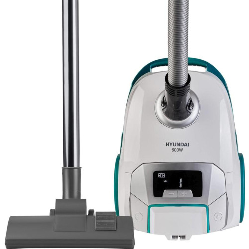 Пылесос/ Пылесос Hyundai HYV-B4050 800Вт белый/бирюзовый (в компл.:1мешок)