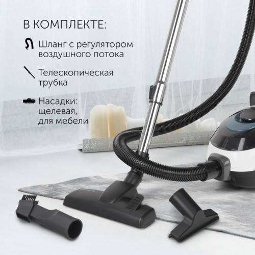 Пылесос/ Пылесос Polaris PVC 2016 2000Вт белый/черный