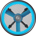 Пылесосы Samsung/ Пылесосы Samsung VC18M2110SB/EV VC2100, пылесос с контейнером, с турбиной Anti-Tangle, 380 Вт, ярко-синий