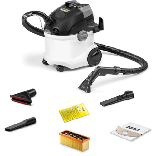 Пылесос моющий/ Пылесос моющий Karcher SE 5 Car 1000Вт белый/черный (в компл.:1мешок) Пылесос моющий/ Пылесос моющий Karcher SE 5 Car 1000Вт белый/черный (в компл.:1мешок)