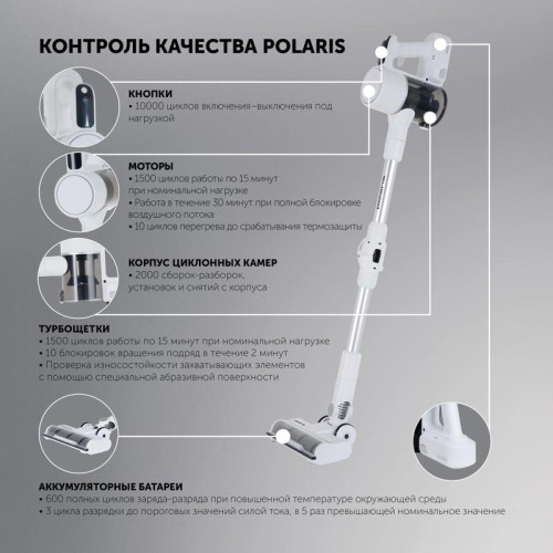 Пылесос/ Пылесос Polaris PVCS 3060 450Вт белый