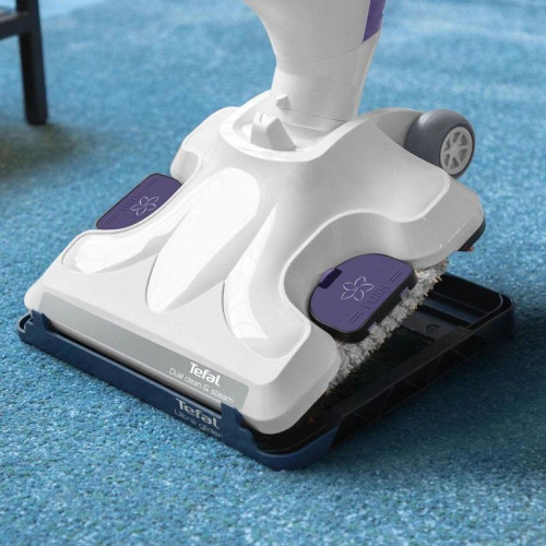 Пылесос паровой/ Пылесос паровой Tefal Clean & Steam Revolution VP7751WH 1500Вт белый/сиреневый Пылесос паровой/ Пылесос паровой Tefal Clean & Steam Revolution VP7751WH 1500Вт белый/сиреневый