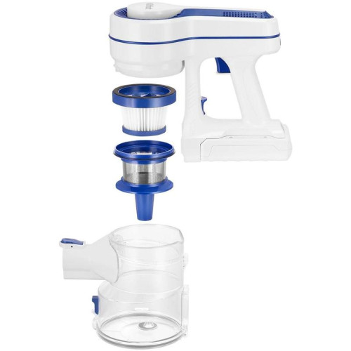 Пылесос/ Пылесос Kitfort КТ-5512 120Вт синий/белый