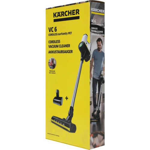 Пылесос/ Пылесос Karcher VC 6 Cordless серебристый/белый