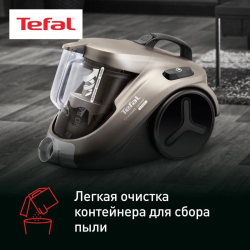 Пылесос/ Пылесос Tefal TW3786RA 2100Вт черный/серый