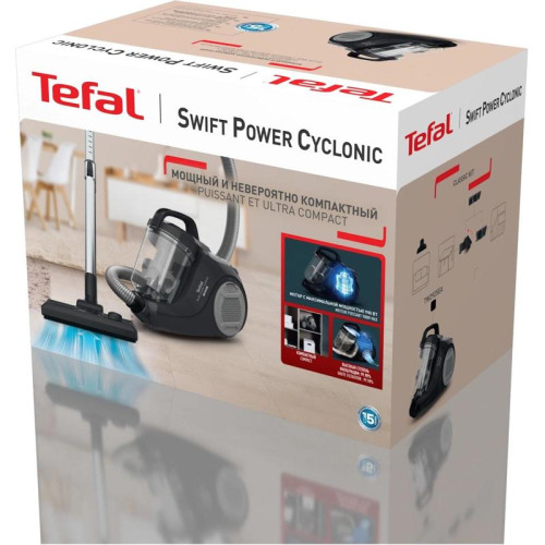 Пылесос/ Пылесос Tefal Swift Power Cyclonic TW2925EA 2100Вт черный