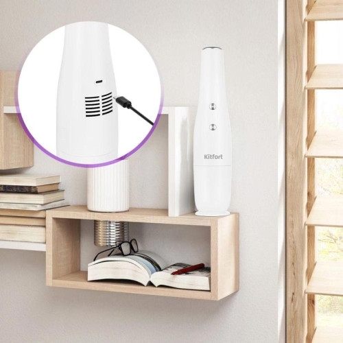 Пылесос ручной/ Пылесос ручной Kitfort КТ-5159 70Вт белый/черный