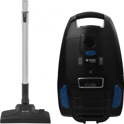Пылесос/ Пылесос Vitek VT-1899 GY 2400Вт черный (в компл.:4мешка)