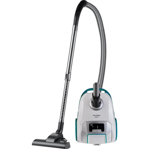 Пылесос/ Пылесос Hyundai HYV-B4050 800Вт белый/бирюзовый (в компл.:1мешок)
