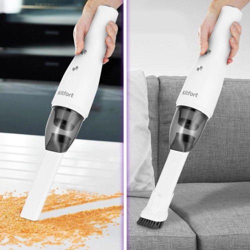 Пылесос ручной/ Пылесос ручной Kitfort КТ-5159 70Вт белый/черный