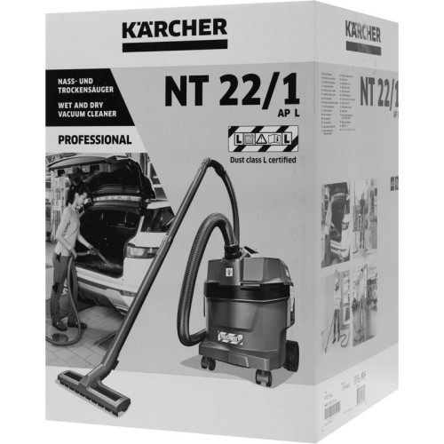 Пылесос/ Пылесос Karcher Professional NT 22/1 Ap L 1300Вт серый/желтый
