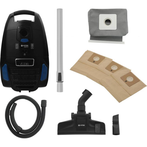 Пылесос/ Пылесос Vitek VT-1899 GY 2400Вт черный (в компл.:4мешка)