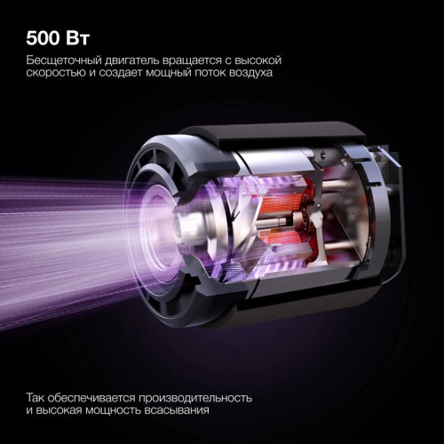 Пылесос ручной/ Пылесос ручной Hyundai HYV-S7970 500Вт серый/синий