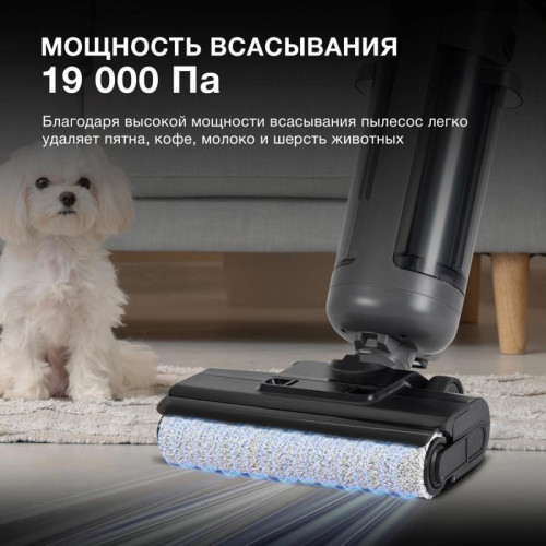 Пылесос моющий/ Пылесос моющий Hyundai HYV-S01AQUA 200Вт серый/черный